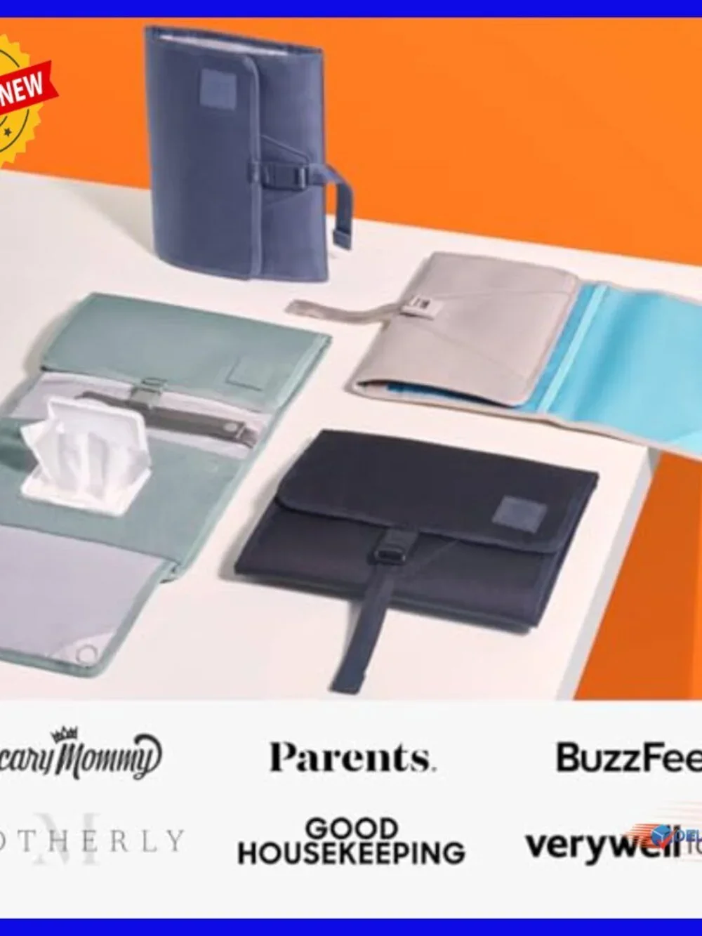 Portable Changing Pad, Foldable Diaper Mat, Travel Baby Accessory